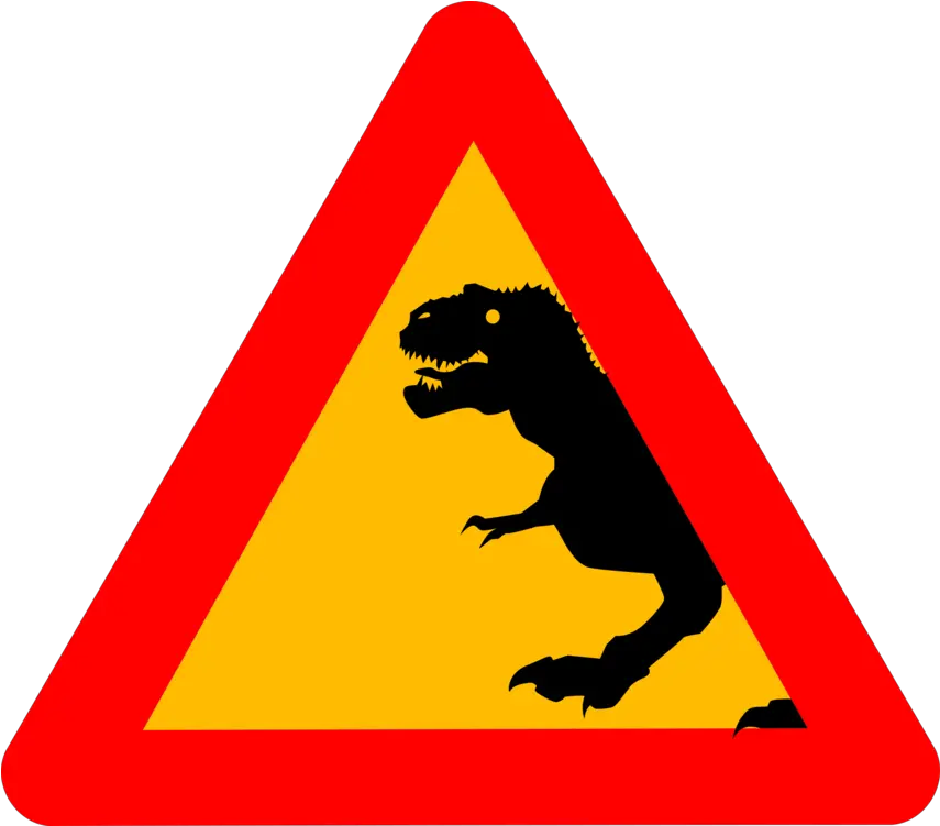 Funny Warning Tyrannosaurus Png Warning Png