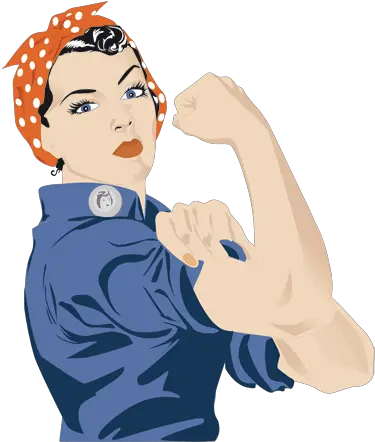 Rosie The Riveter Wall Sticker Banner Labor Day Clipart Png Rosie The Riveter Icon