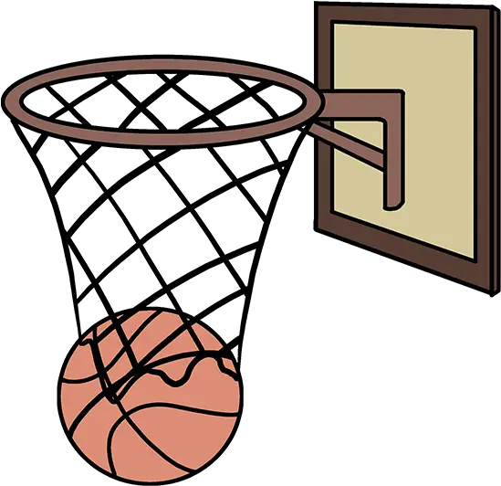 How To Draw A Basketball Hoop Really Easy Drawing Tutorial Basketball Hoop Easy Drawing Png Basketball Rim Png