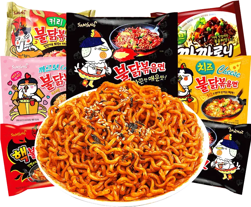 Super Spicy Turkey Double Noodles Korean Spicy Noodles Png Noodle Png