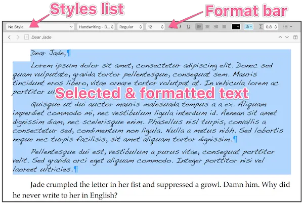 Using Styles In Scrivener 3 Technology Applications Png Superman Logo Fonts
