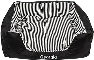 Small Pet Bed Black Stripes Unisex Png Black Stripes Png