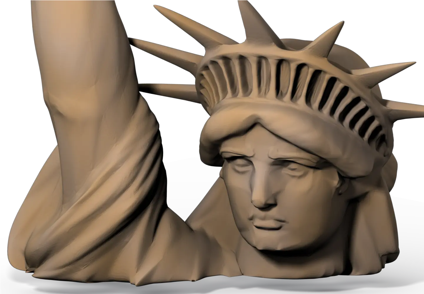 High Resolution Statue Of Liberty Planet The Apes Brown Statue Of Liberty Png Statue Of Liberty Png