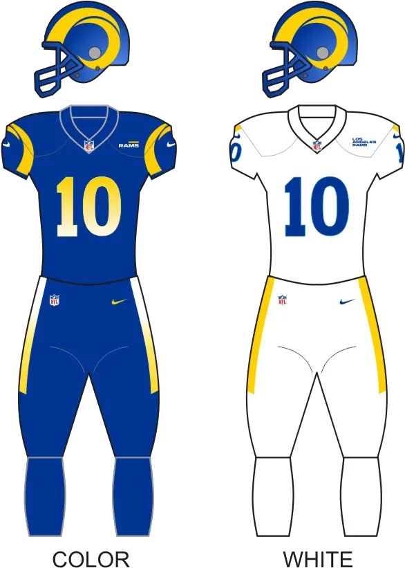 Los Angeles Rams Saints Uniforms Png La Rams Logo Png