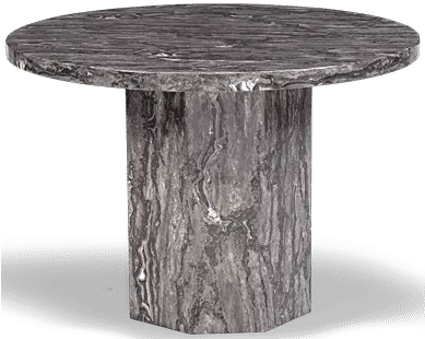 Kempton Grey Round Marble Dining Table Outdoor Table Png Round Table Png