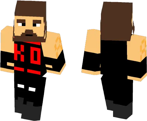 Download Kevin Owens L Wwe Minecraft Skin For Free Minecraft Emo Girl Skin Png Kevin Owens Png