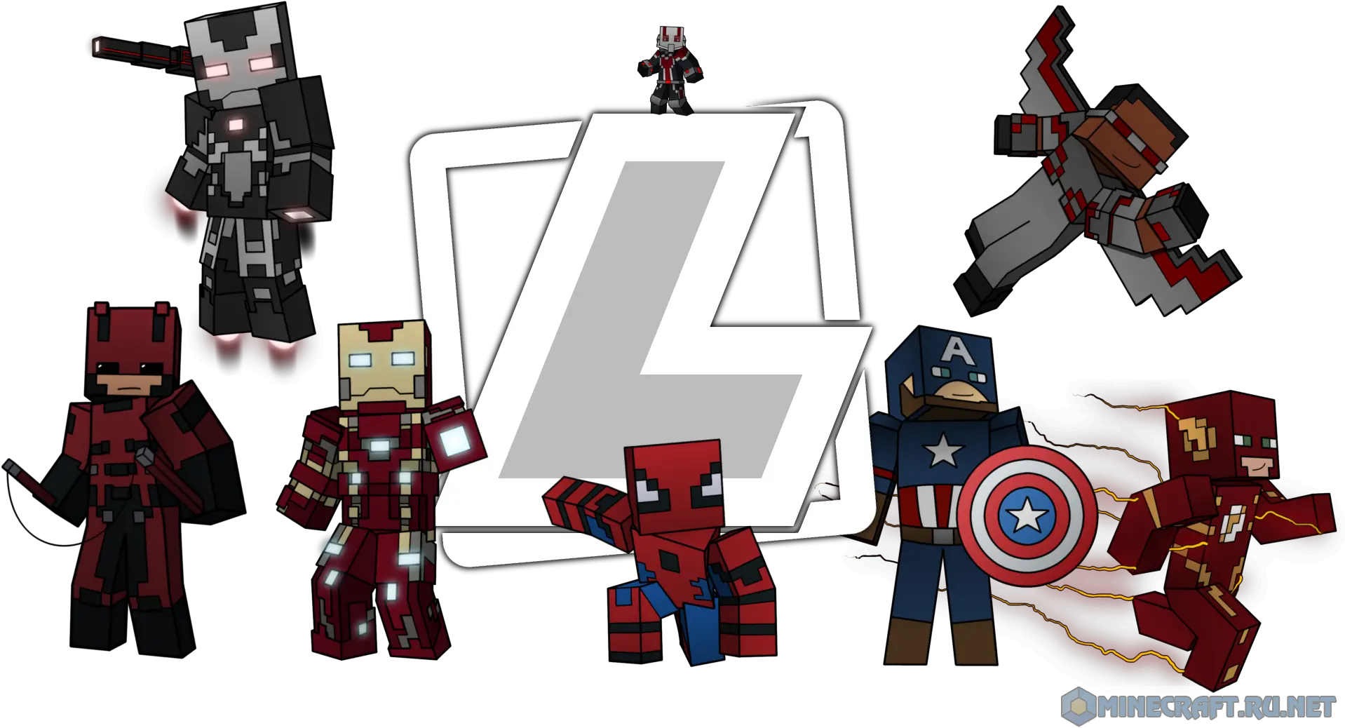 Download Hd Antman Minecraft Ant Man 112 2 Mod Dibujo De Minecraft De Vengadores Png Antman Png