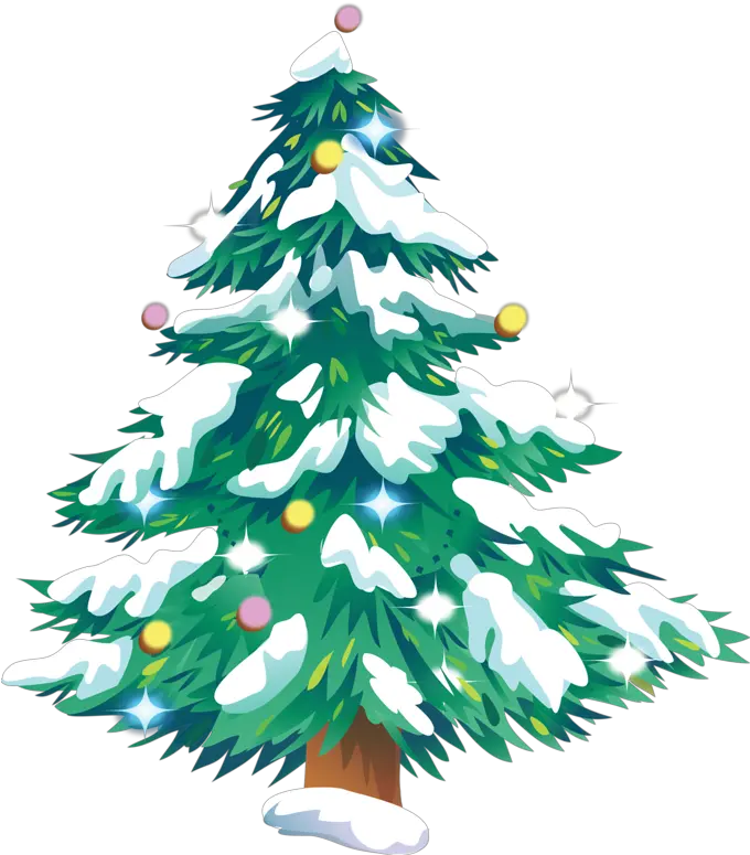 Snowy Christmas Tree Png