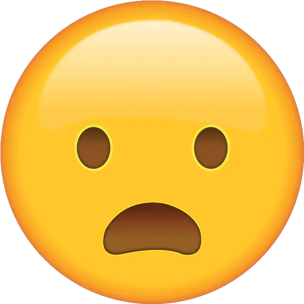 Download Frowning Face With Open Mouth Emoji Island Smiley Png Mouth Transparent