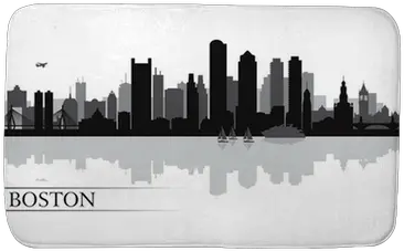 Boston City Skyline Silhouette Silhouette Boston City Skyline Png Boston Skyline Silhouette Png