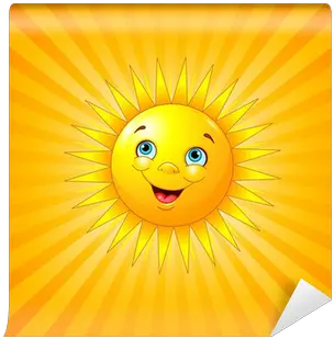 Smiling Sun Wall Mural U2022 Pixers We Live To Change Png