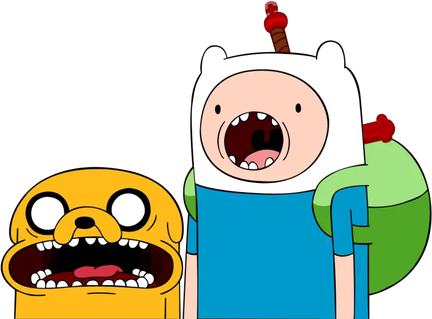 Download Hd Finn And Jake Shocked By 100latino Adventure Adventure Time Finn Png Jake Png