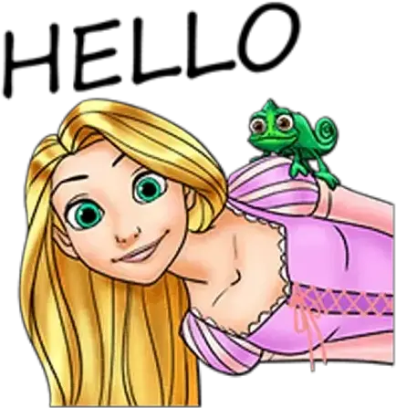 Rapunzel Whatsapp Stickers Stickers Cloud Business Card Translation Services Png Rapunzel Transparent