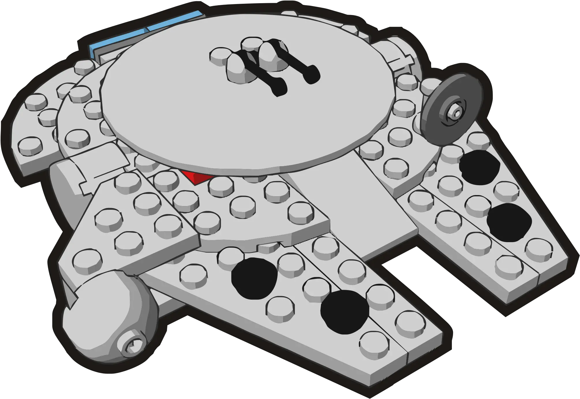 Millennium Falcon Png Hd Lego Star Wars Clipart Millennium Falcon Png