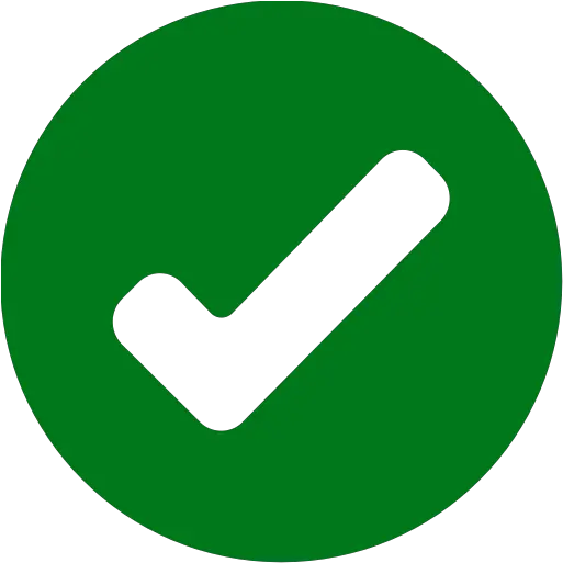 Green Round Check Mark Icon Circle Green Check Mark Png Mark Icon