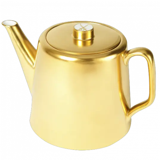 Meissen Cosmopolitan Gold Teapot Png Pot Of Gold Png