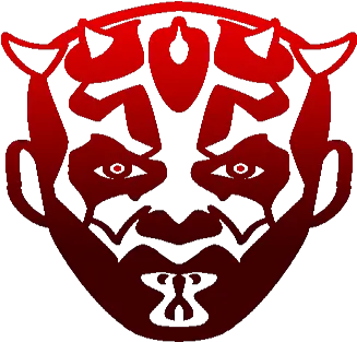 Darth Maul Icon Black Backgrounds Dot Png Starwars Icon