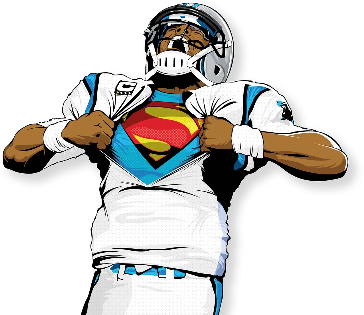 Save To Collection Cam Newton Cartoon Png Cam Newton Png