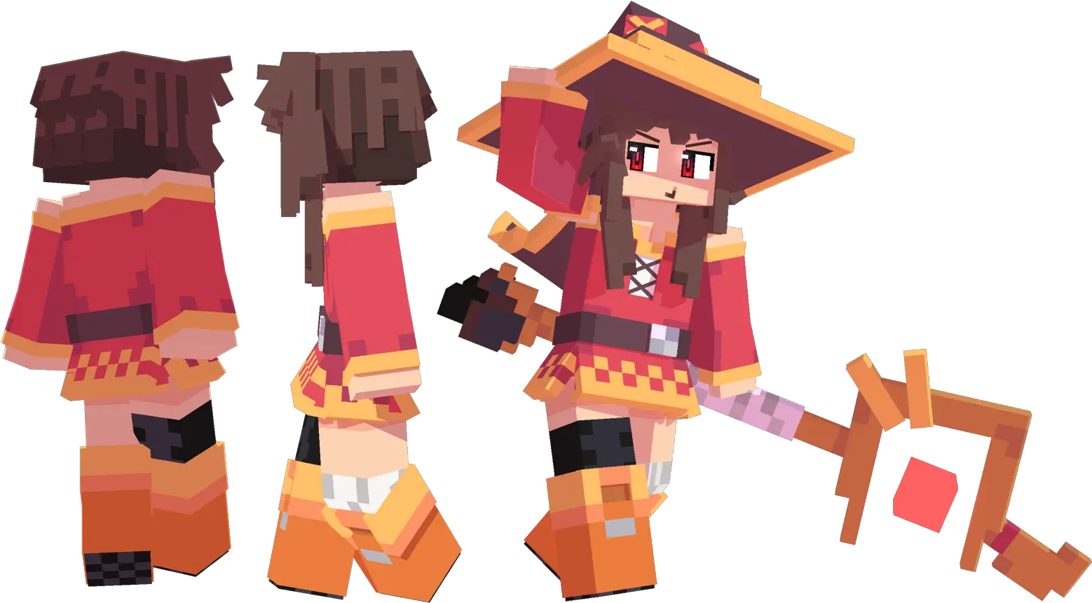 Megumin Rig Megumin Rig Mine Imator Png Megumin Png