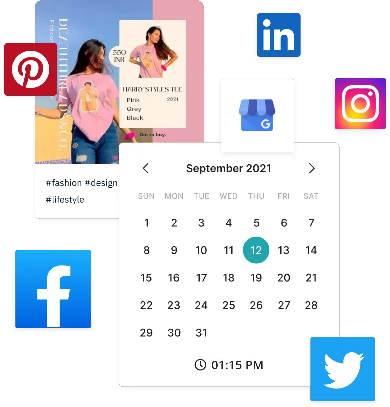 Social Media Scheduling With Repeating Schedules Recurpost Facebook Twitter Png Rated Designs Social Icon Pack