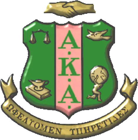 Index Of Alpha Kappa Alpha Png Aka Cartoon Logo