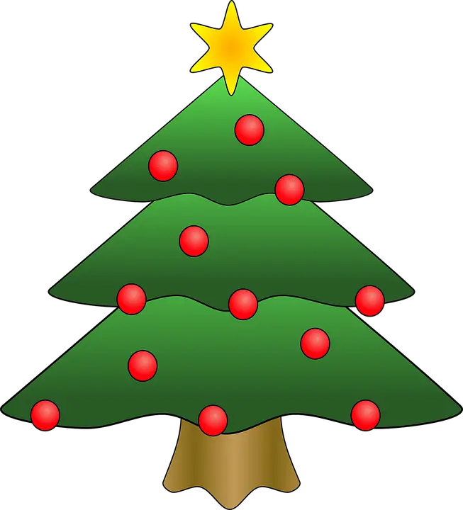 Decorated Christmas Tree Png