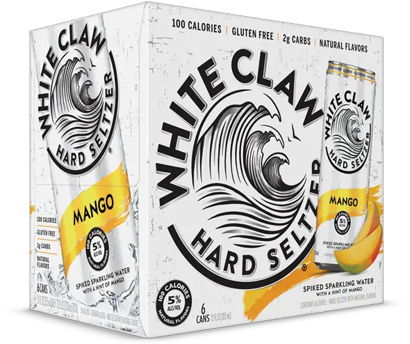 Tigerjoes White Claw 6 Pack Png White Claw Png