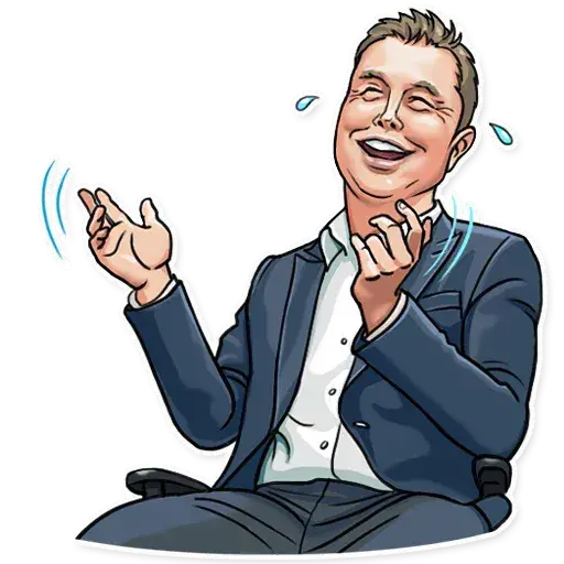 Download Free Png Laugh Elon Musk Stickers Png Laugh Png