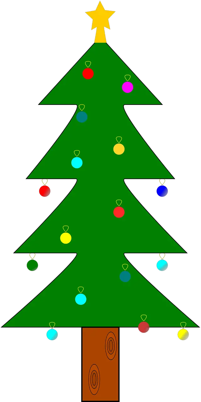 Abstract Christmas Tree Png