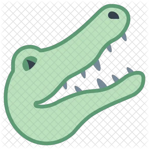 Alligator Icon Of Colored Outline Style Draw A Crocodiles Head Png Alligator Png