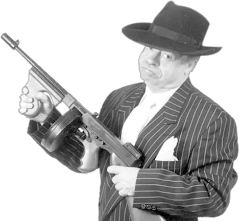 Gangster Png Hold A Tommy Gun Gangster Hat Png