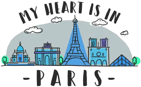 Transparent Png Svg Vector File Paris Dibujos Animados Paris Png