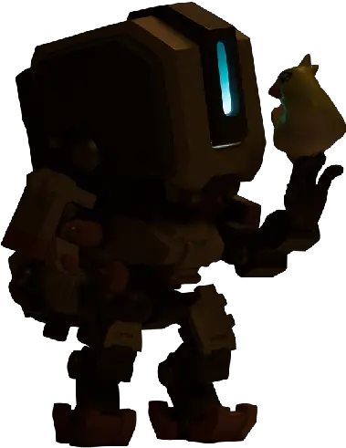 Cute But Deadly Colossal Bastion Figure Overwatch Cute Bastion Png Bastion Png