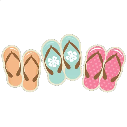 Flip Flop Svg Cutting Files Summer Cuts Beach Cut Border Flip Flops Clip Art Png Flip Flops Png