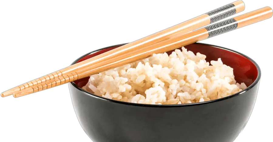 Brown Rice Png Image With No Bowl Of Rice And Chopsticks Rice Transparent Background