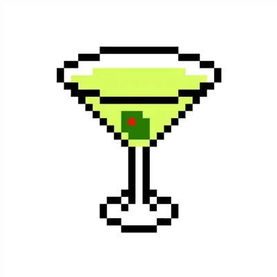 8 8 Bit Martini Png Martini Png