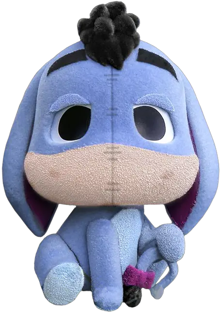 Winnie The Pooh Eeyore Flocked Cosbaby 375u201d Bobblehead Figure Eeyore Edward The Blue Engine Png Eeyore Transparent