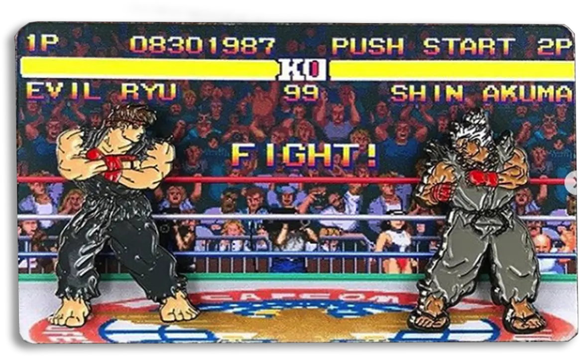 Evil Ryu Vs Shin Akuma Arcade Pack Figurine Png Akuma Png