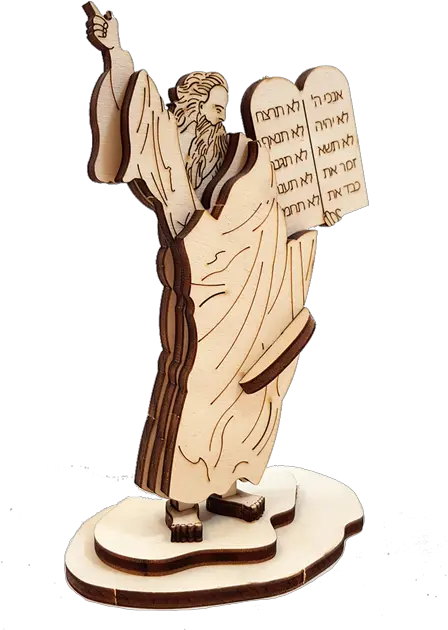 Moses U0026 The Ten Commandments 3d Wooden Puzzle Fictional Character Png Jesus Sinai Icon
