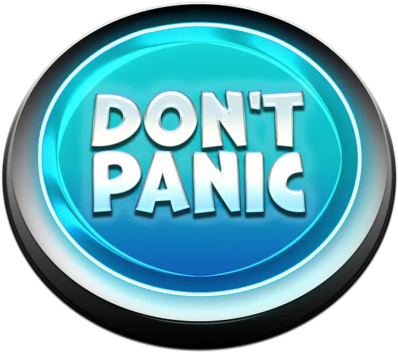 Dont Panic Button Icon Language Png Don Icon