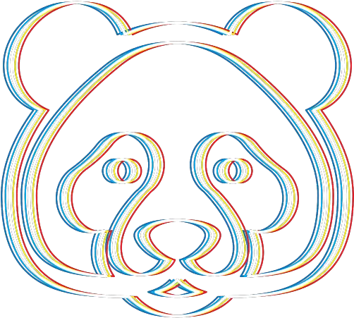 Psychedelic Bear Gift Psy Trance Music Dot Png Trippy Png