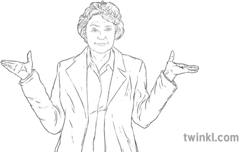 Maria Telkes Arms Up Shrug Person Woman Scientist Inventor Modelleri Png Shrug Png