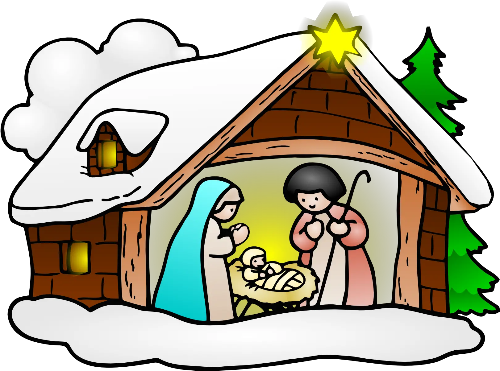 Nativity Free To Use Clipart Religious Christmas Clip Art Png Nativity Png
