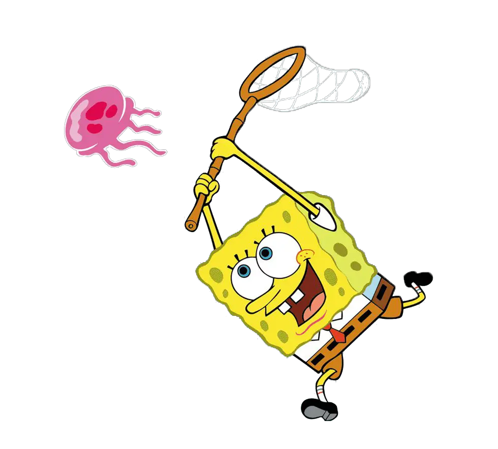 Cartoon Happy Spongebob Png