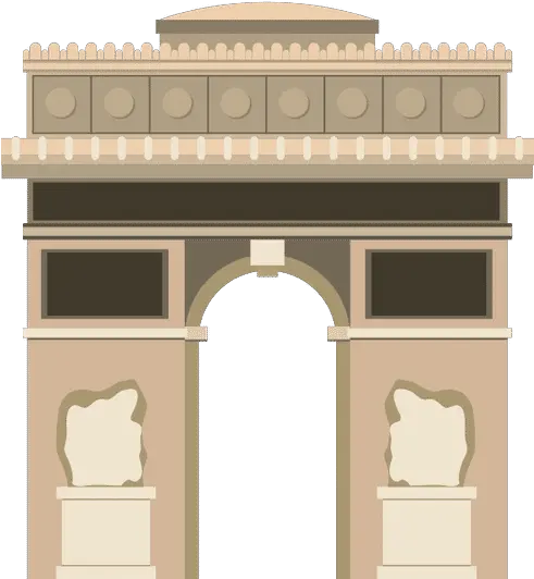 Arc De Triomphe Icon Paris Png Arc De Triomphe Icon