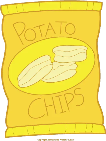 Potato Chips Bag Clip Art Potato Chips Clipart Png Bag Of Chips Png