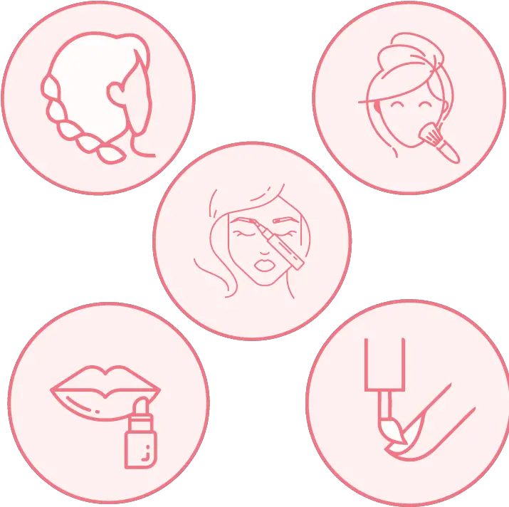 Beauty Icon Set Dot Png Beauty Icon Png