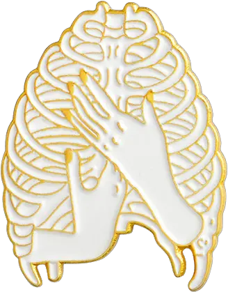 Download Rib Cage Pin Alahsa Governorate Full Size Png Brooch Rib Cage Png