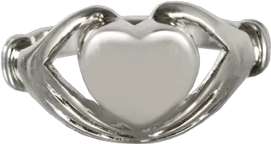 Silver Heart Ring For Cremains Ring Png Silver Heart Png