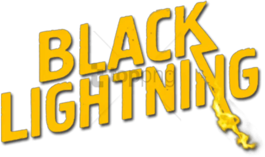 Black Lightning Logo Png U0026 Free Logopng Human Action Cw Logo